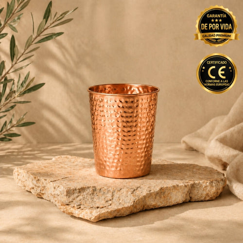 Vaso de Cobre Martillado Cobreva