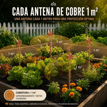 Antena de Electrocultivo Cobre Puro Cobreva