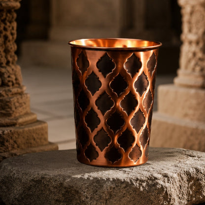 Vaso Diamond de Cobre Puro Macizo 99,9% Cobreva