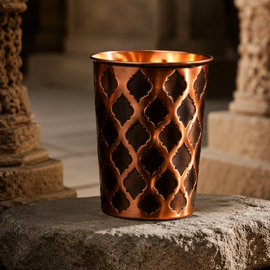 Vaso Diamond de Cobre Puro Macizo 99,9% Cobreva