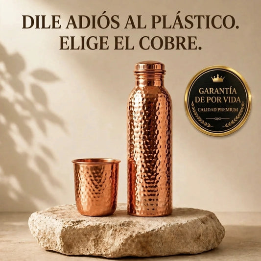 Botella de Cobre – Cobreva™ | Agua Purificada Naturalmente, Sin Plástico